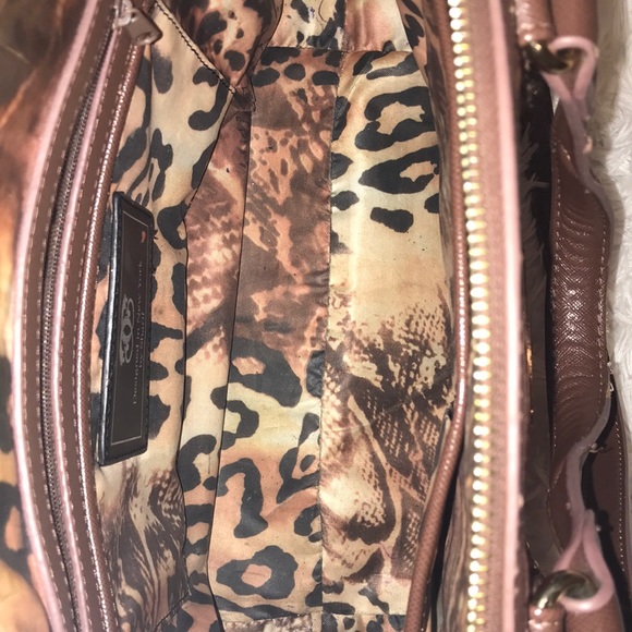 Sharif red and brown purse - Picture 3 of 6